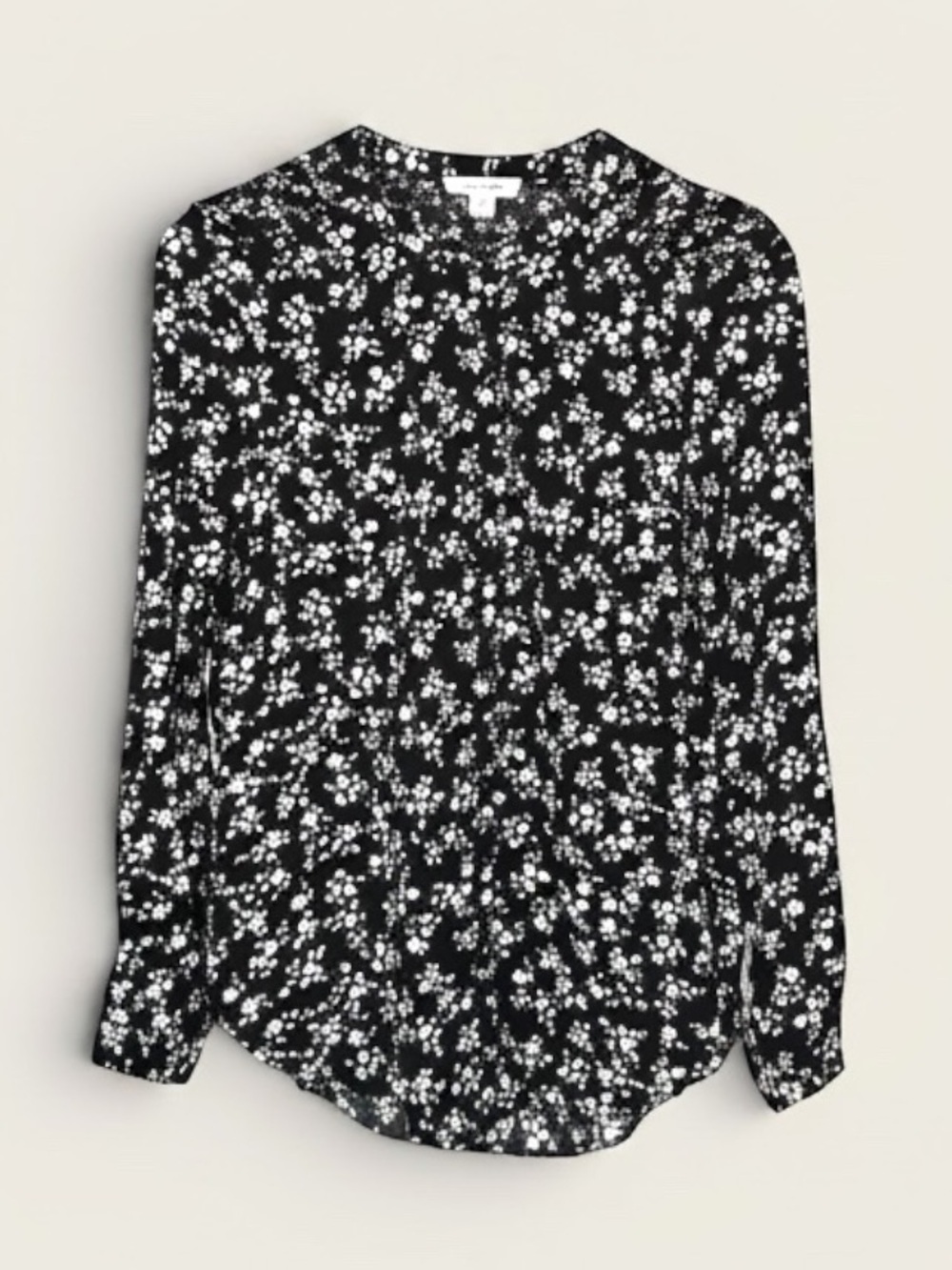 beachlunchlounge Ditsy Floral Button Down Long Sleeve Shirt Women’s Size XS